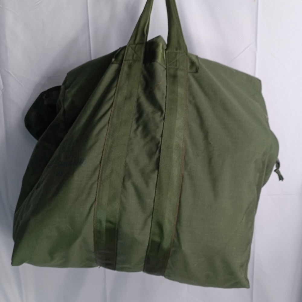 US Military Kit Bag Flyers 8460-00-606-8366 Olive Drab Nylon Duffle Bag s12 - Picture 3 of 5